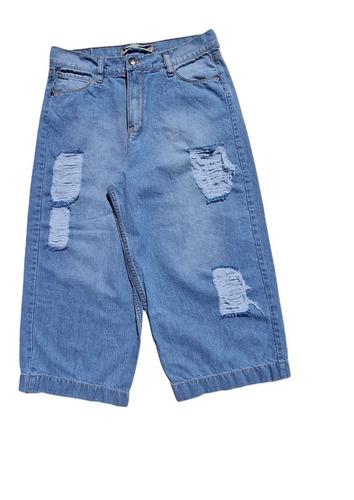 Culotes Anchos Y Cortos con roturas