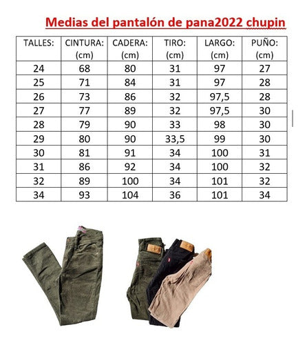 Pantalon de pana 2022