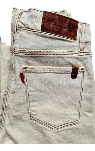 Jean Crudo Con Roturas