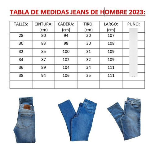 Jean De Hombre Calsico Modelo Pilan