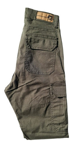 Pantalon Cargo Con Puño