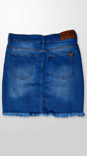 Minifalda Con Botones Y Roturas