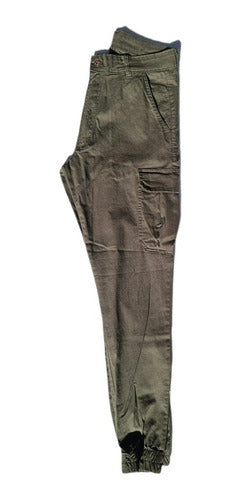 Pantalon Cargo Con Puño