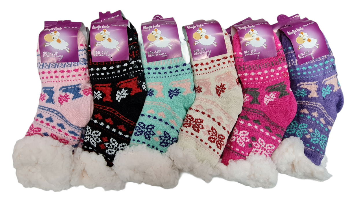 Medias con corderito