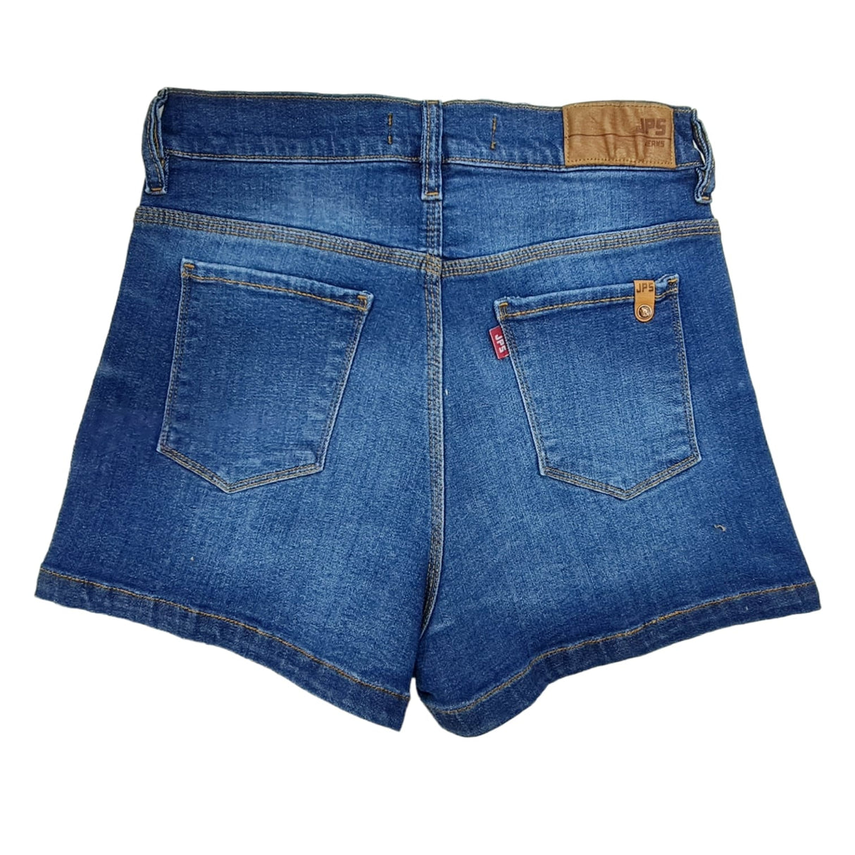short de jean con botones