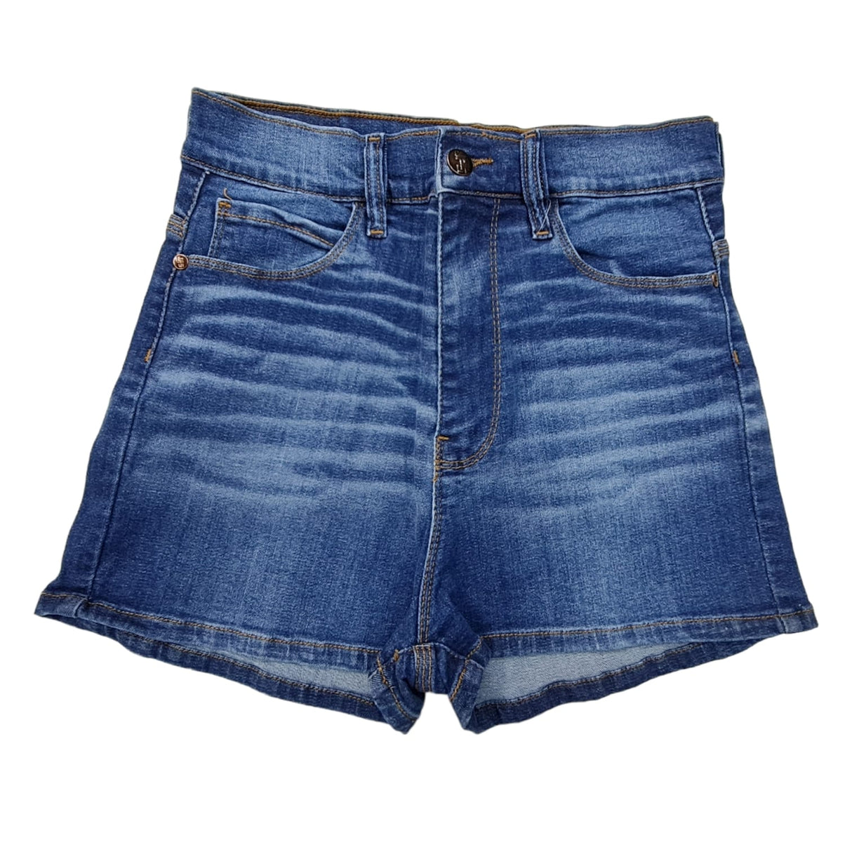 short de jean con bigotes