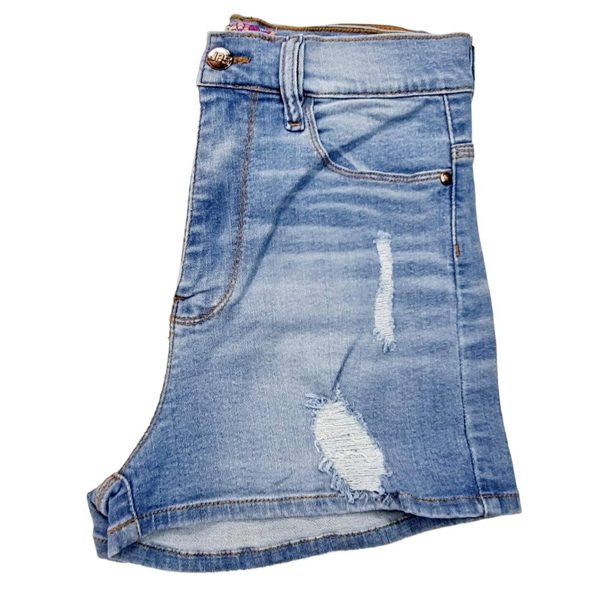 short de jean con bigotes y roturas