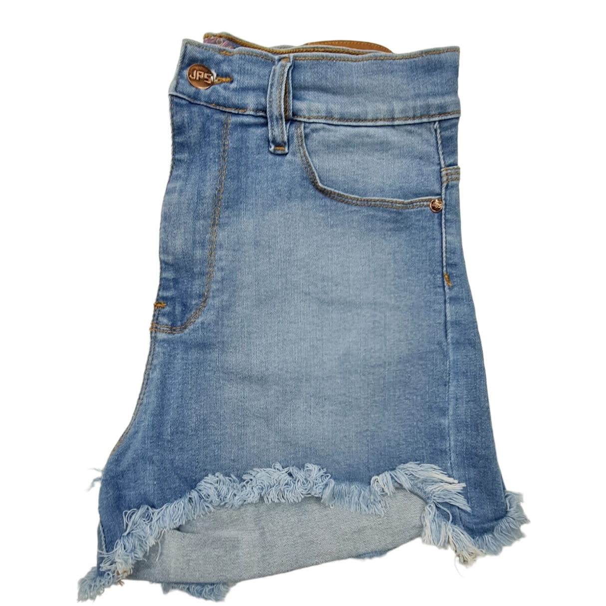 short de jean desflecado localizado