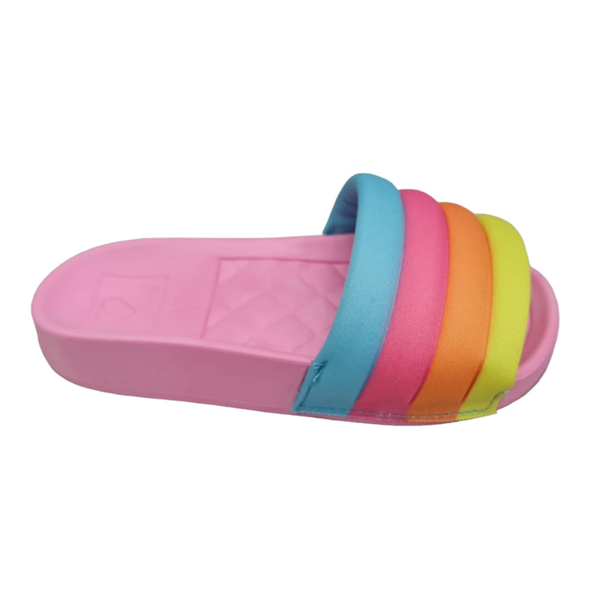 Molekinha sandalia arcoiris