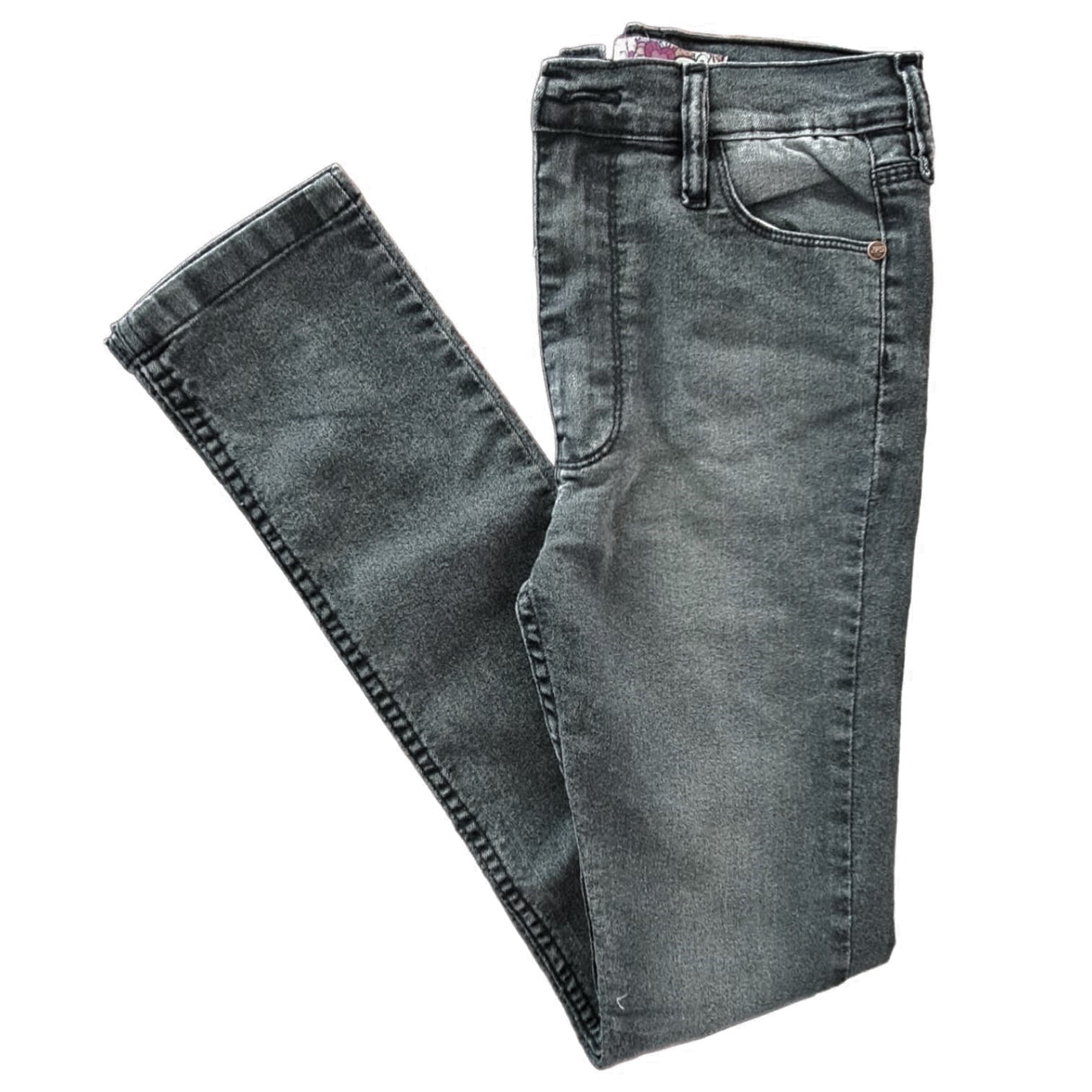 Skinny tiro bajo black/grey localizado