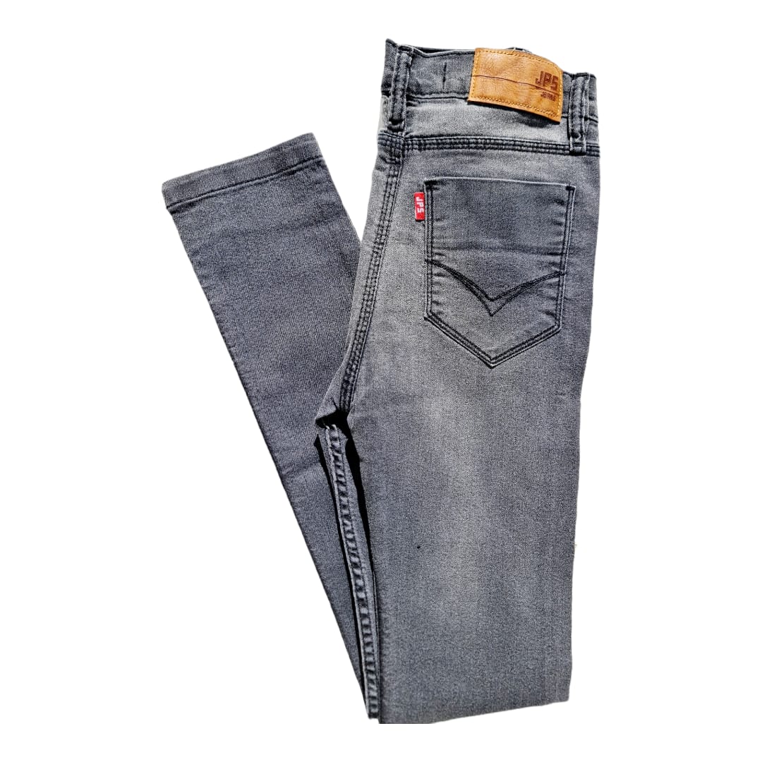 Skinny tiro bajo black/grey bigotes