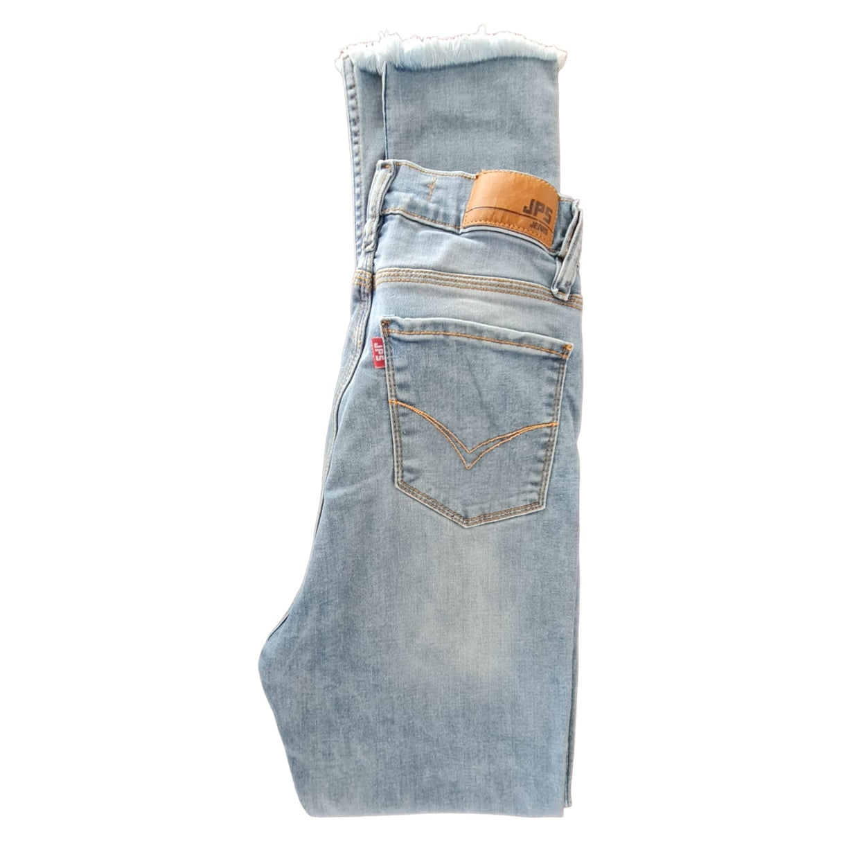 Skinny tiro alto con mini roturas