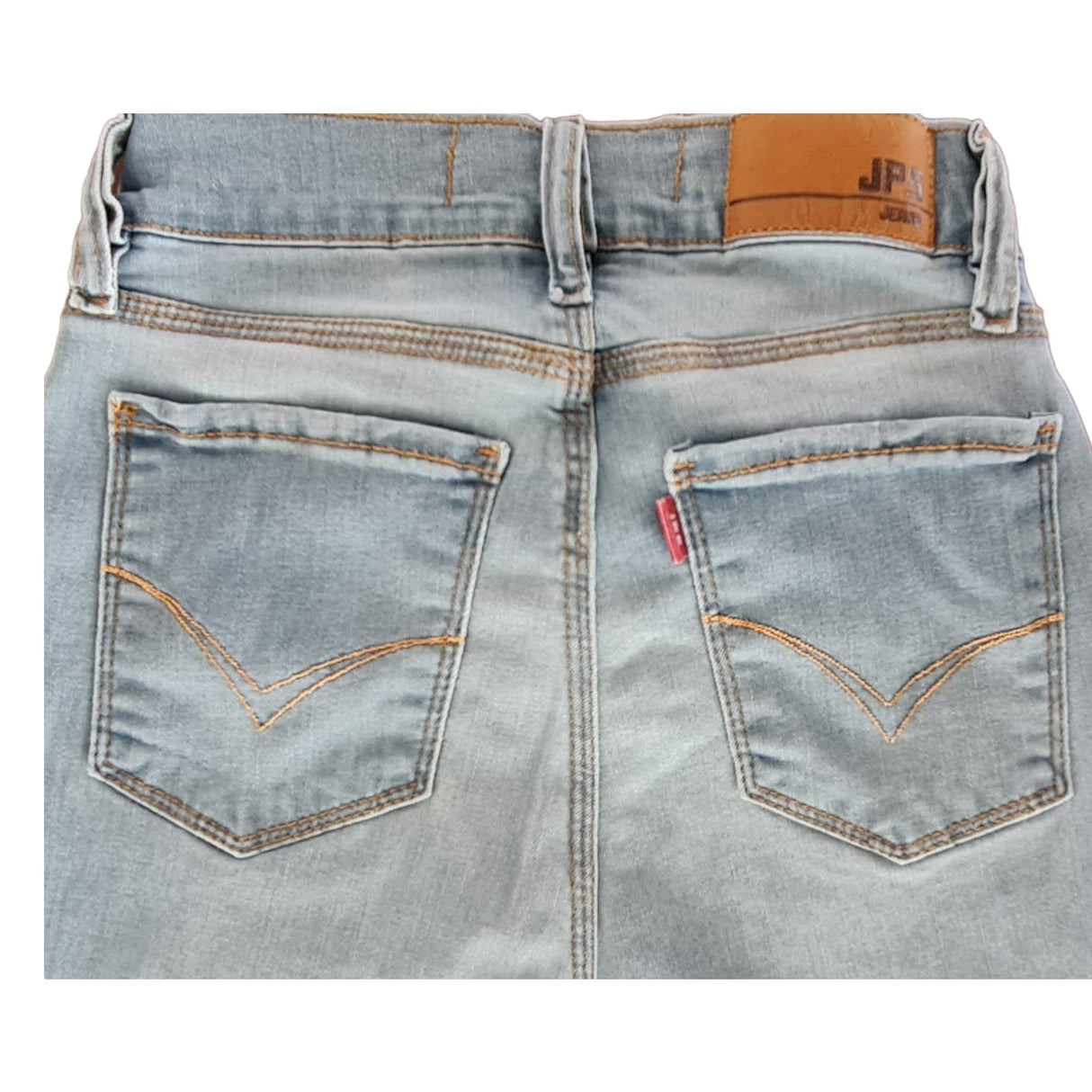 Skinny tiro alto tobillo desflecado