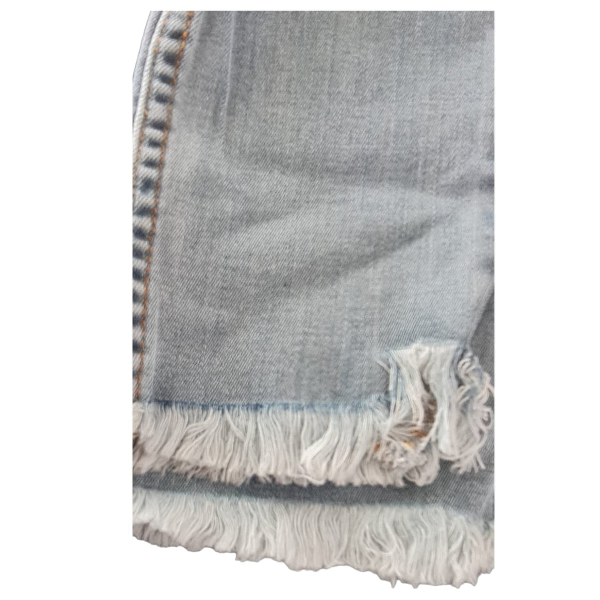 Skinny tiro alto tobillo desflecado