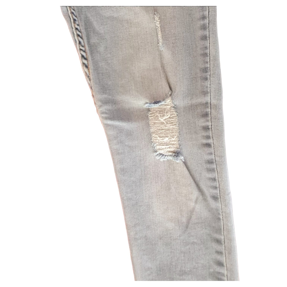 Skinny tiro alto con roturas grandes