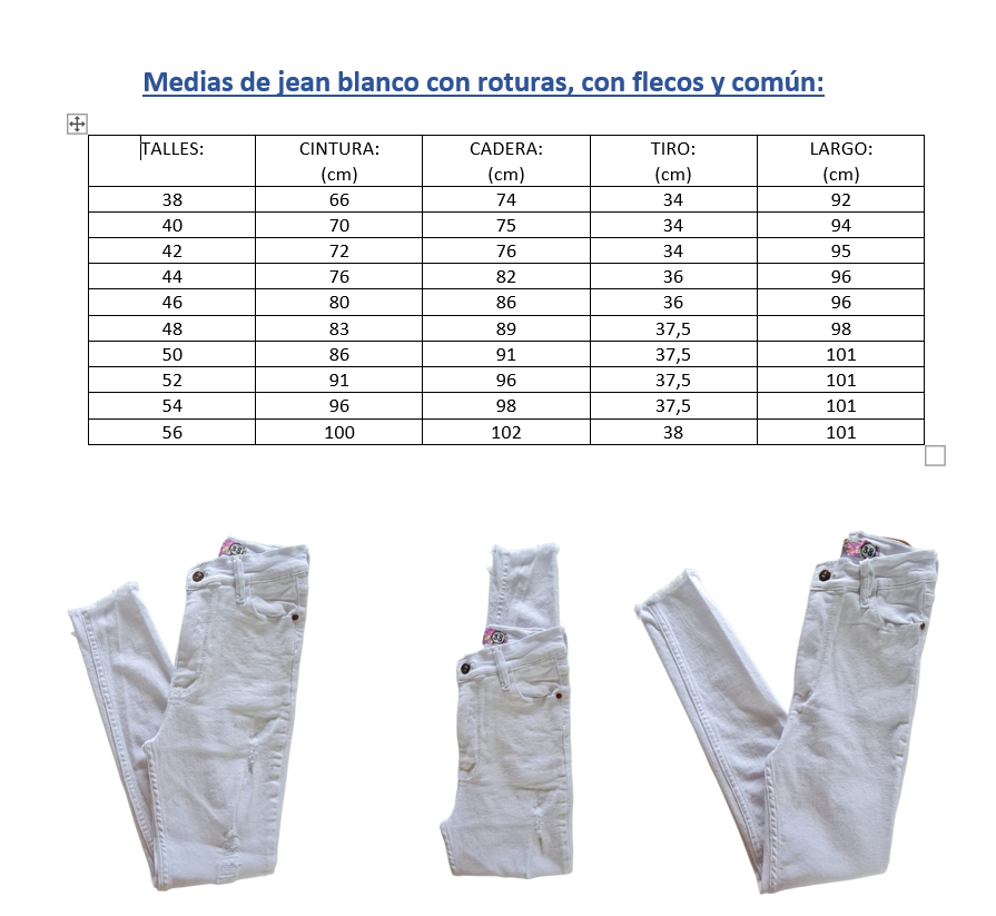 Skinny White con roturas