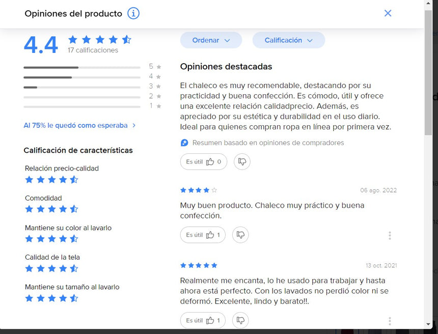 Chalecos capitoneados