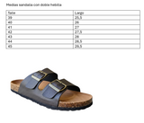 Sandalia doble hebilla