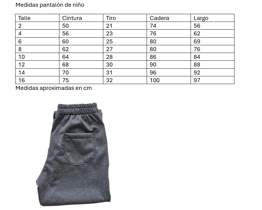 Pantalon deportivo de niño