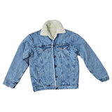 Campera de jean con corderito