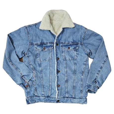 Campera de jean con corderito