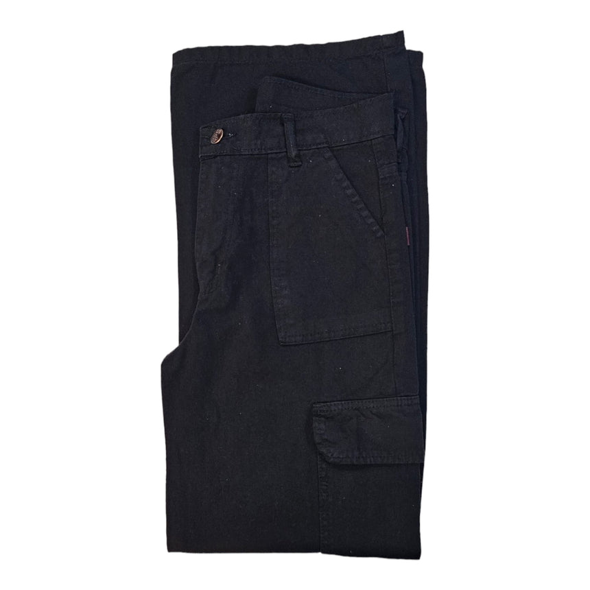 Jean cargo ancho sin licra