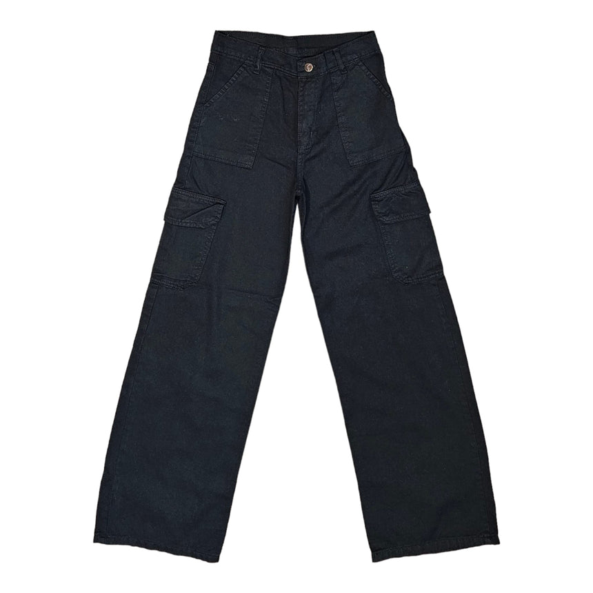 Jean cargo ancho sin licra