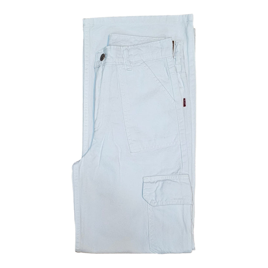 Jean cargo ancho sin licra