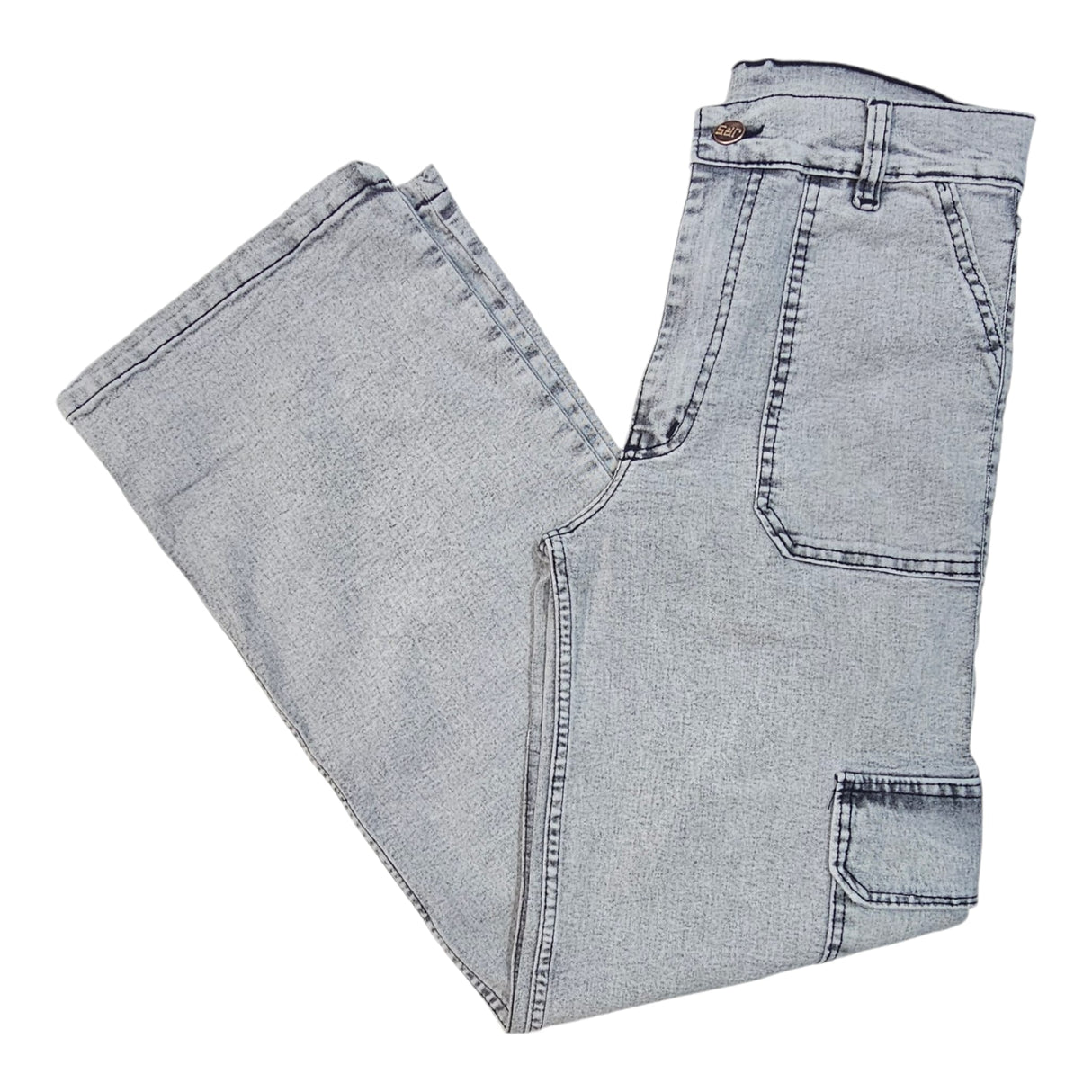 Cargo wide leg gris calro