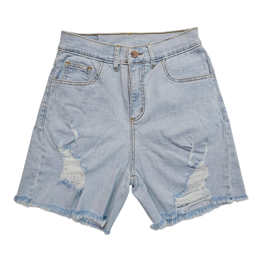 Short de jean con roturas