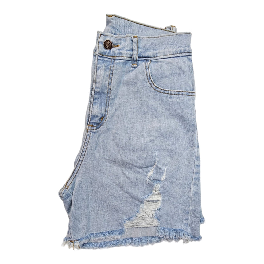 Short de jean con roturas
