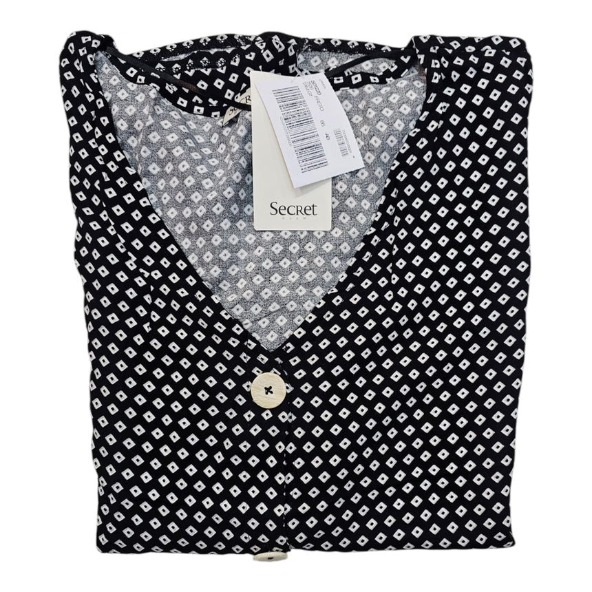 Blusa  talle especial Secret con botones