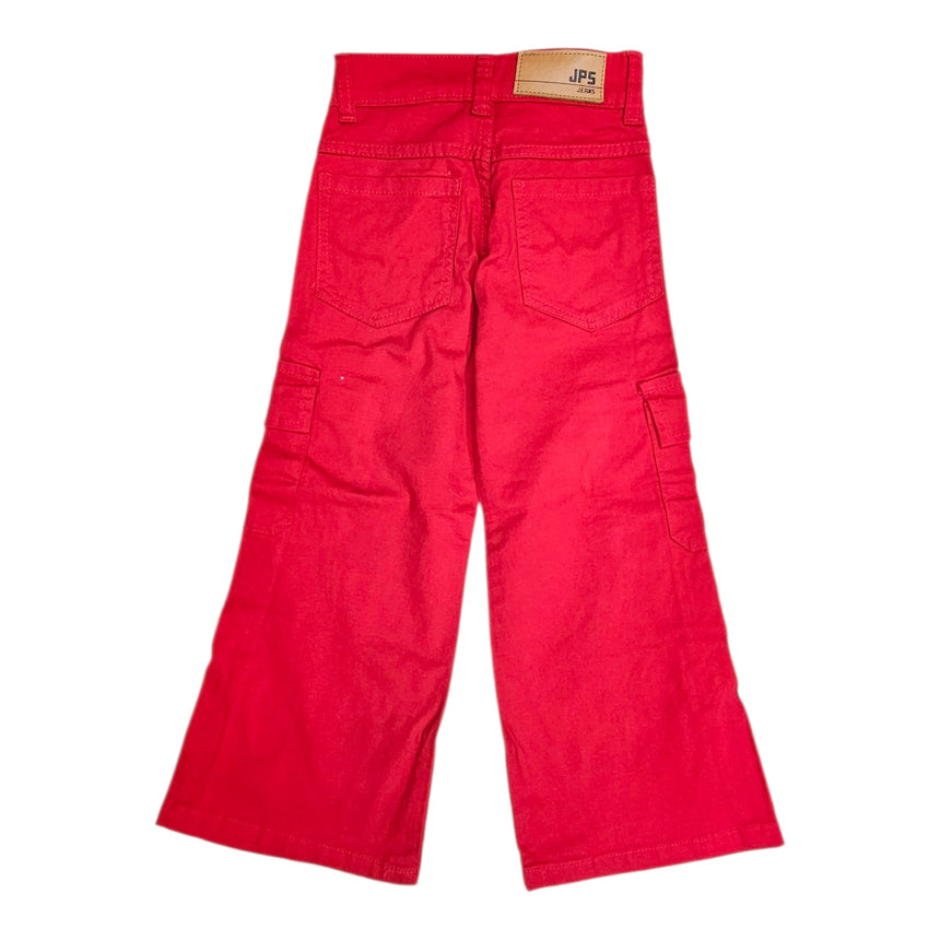 Wide leg cargo para niña