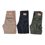 Pantalon cargo de hombre sin licra