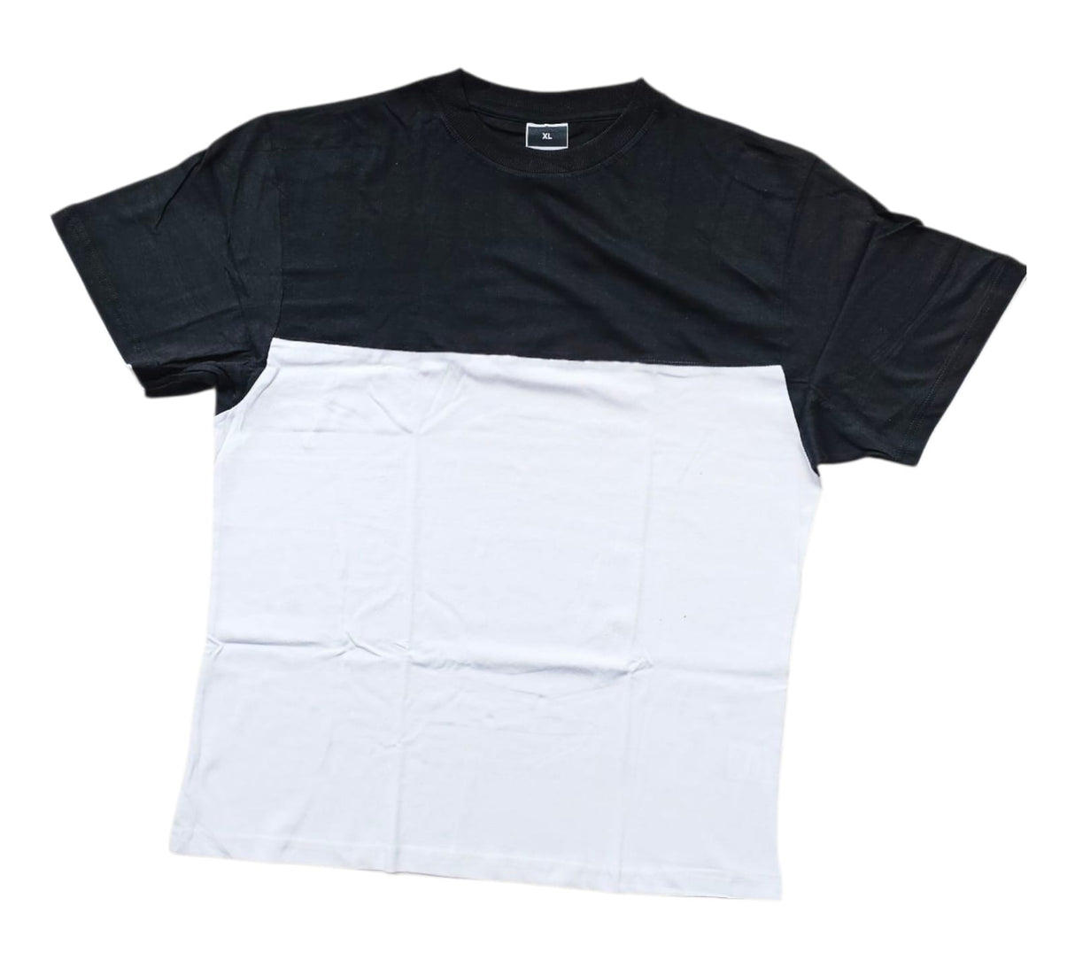 Remera confort combinada