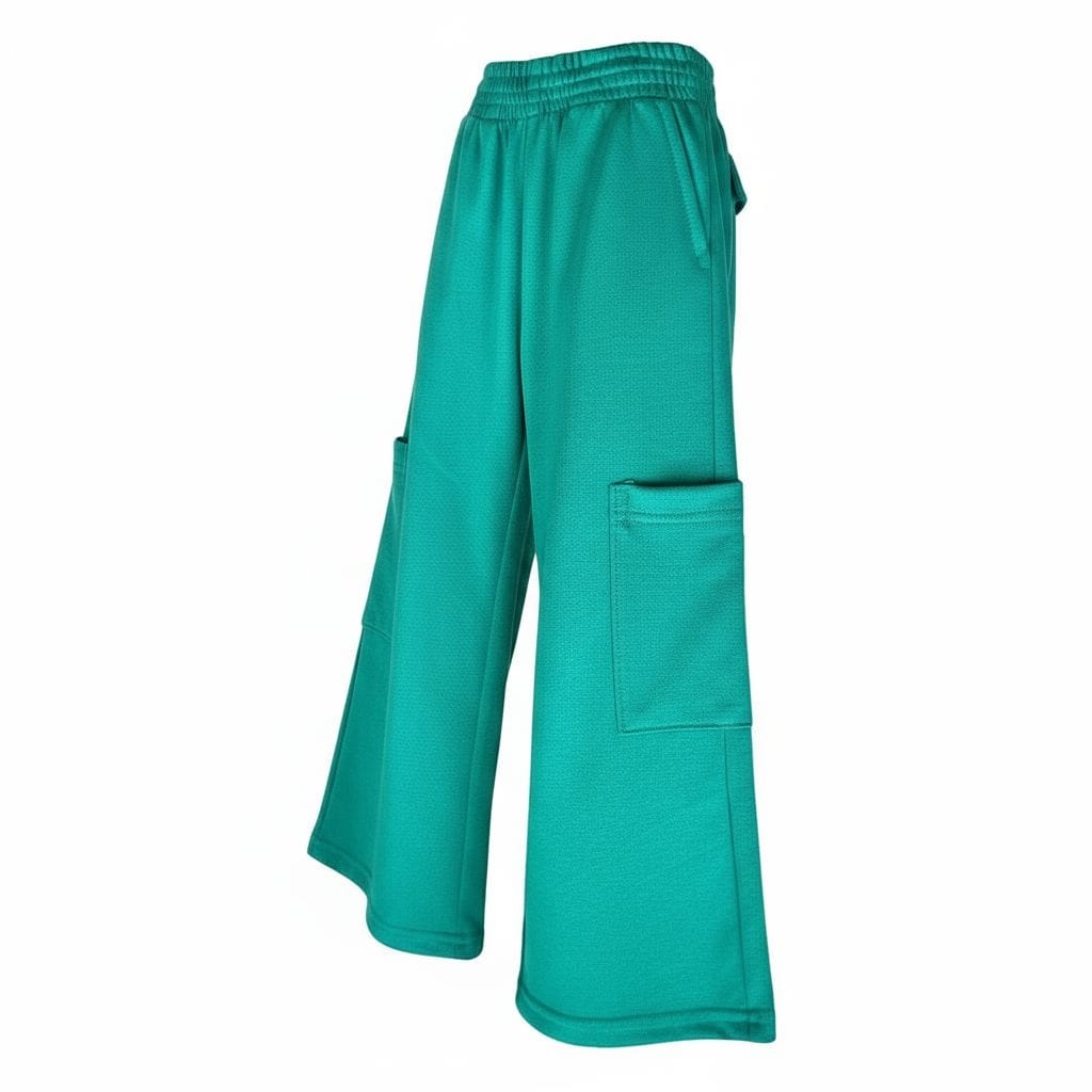 Pantalon deportivo wide leg niña