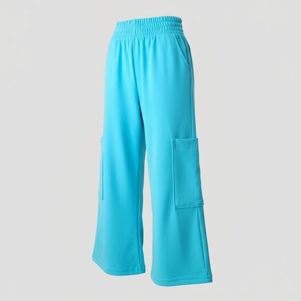 Pantalon deportivo wide leg niña