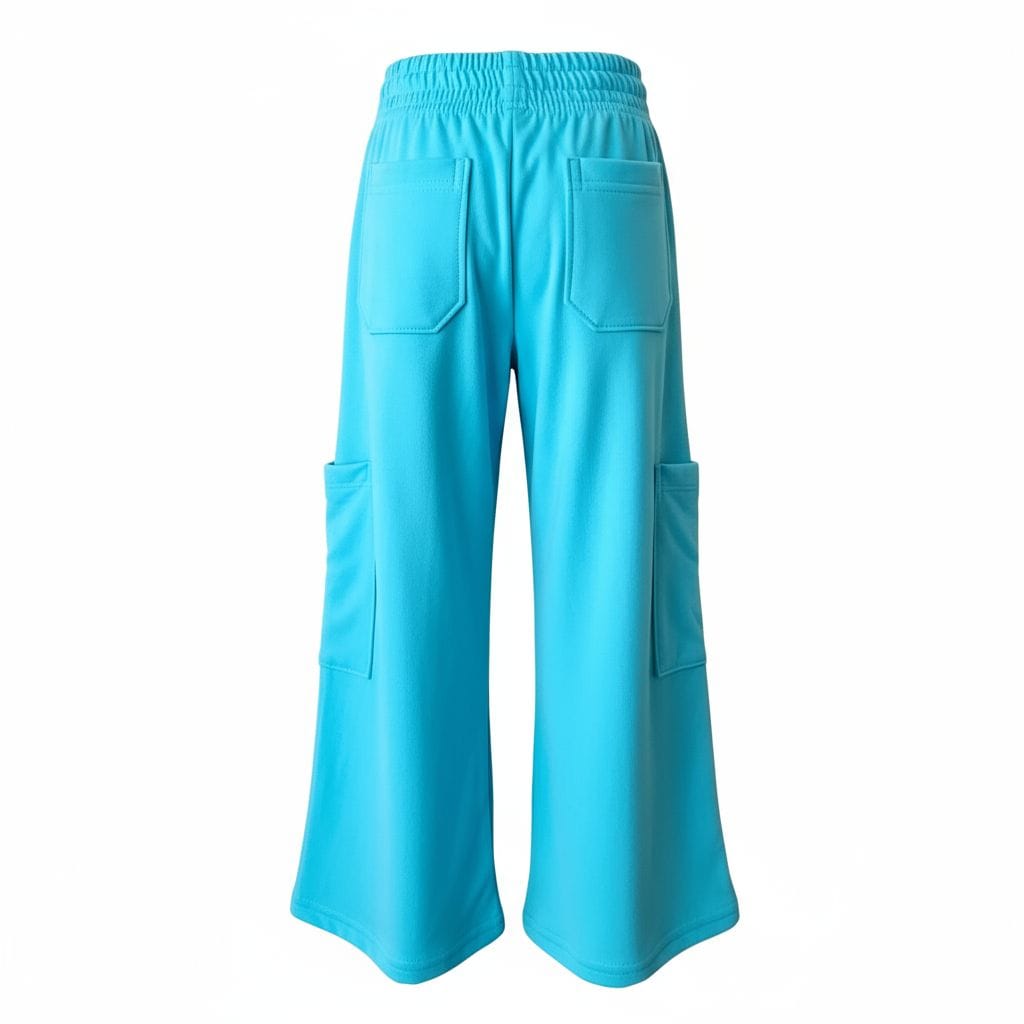 Pantalon deportivo wide leg niña