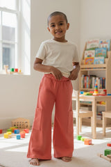 Pantalon deportivo wide leg niña