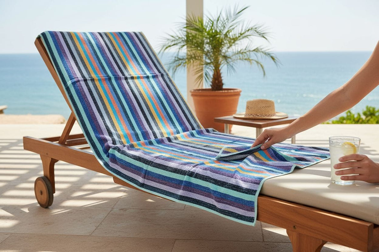 Toallon a rayas