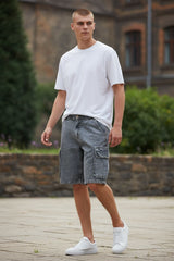 Bermuda blackgrey cargo