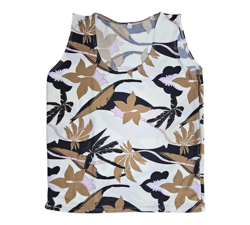 Musculosa animal print