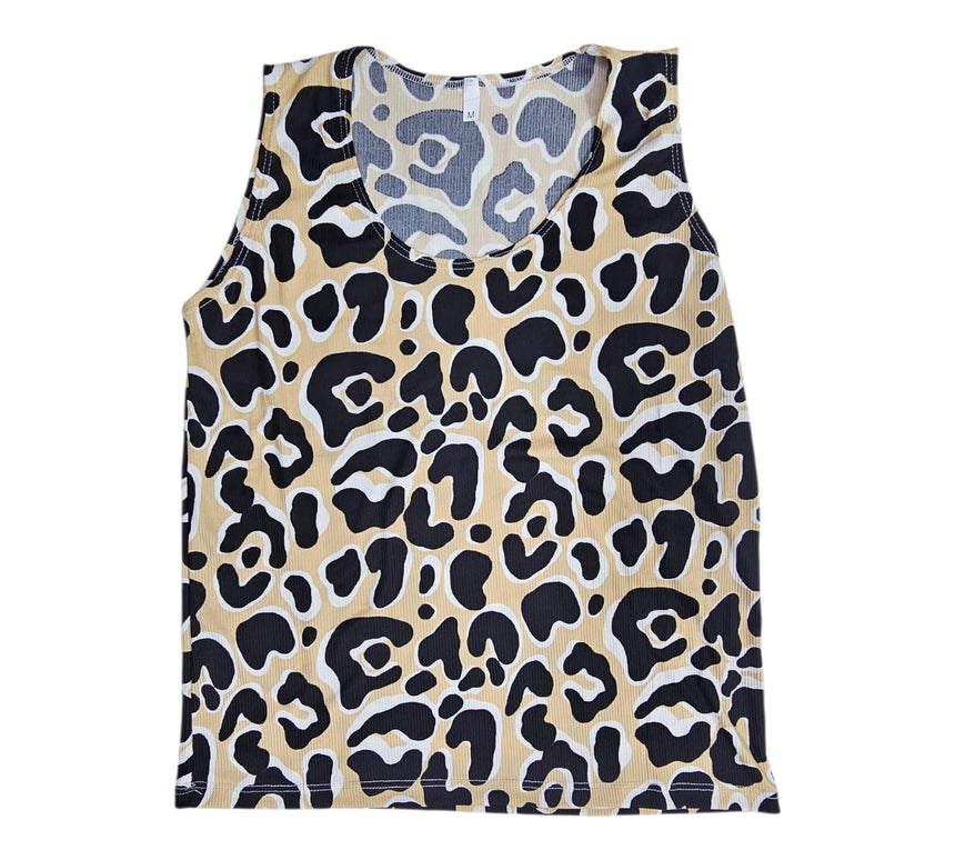 Musculosa animal print