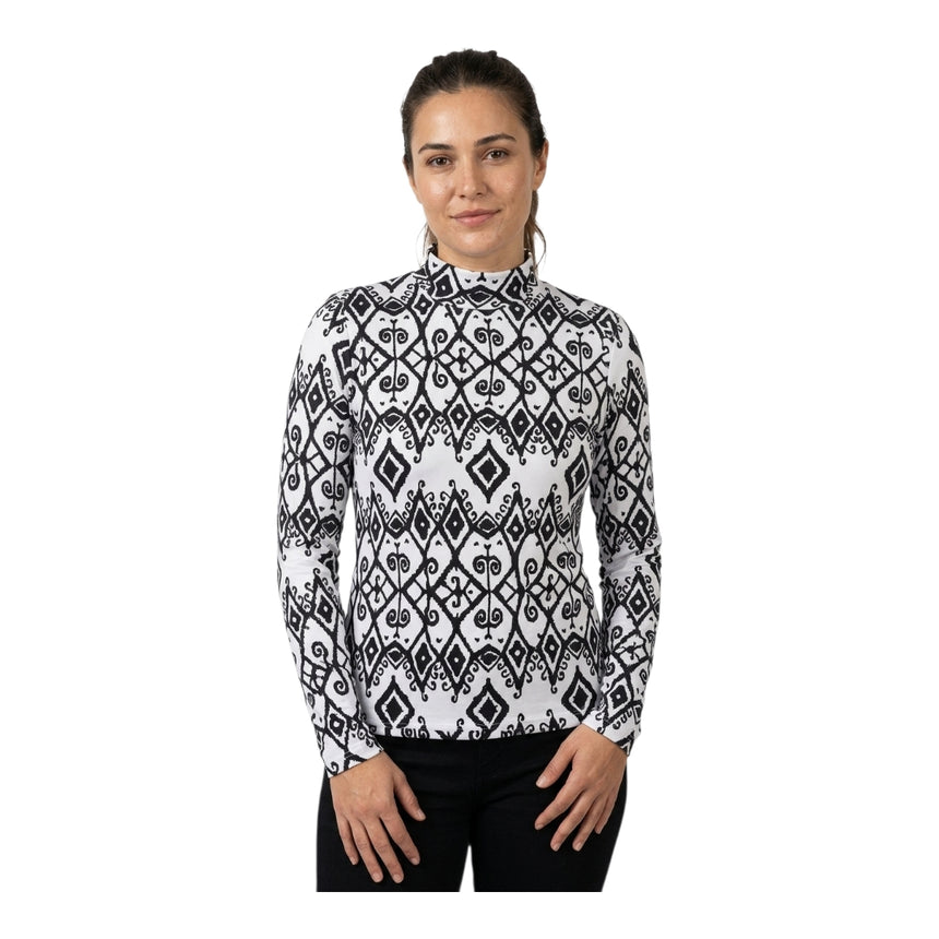 Media polera lanilla estampada