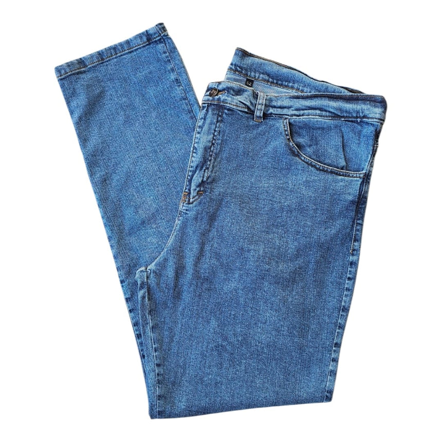 Jean clasico especial azul con spandex