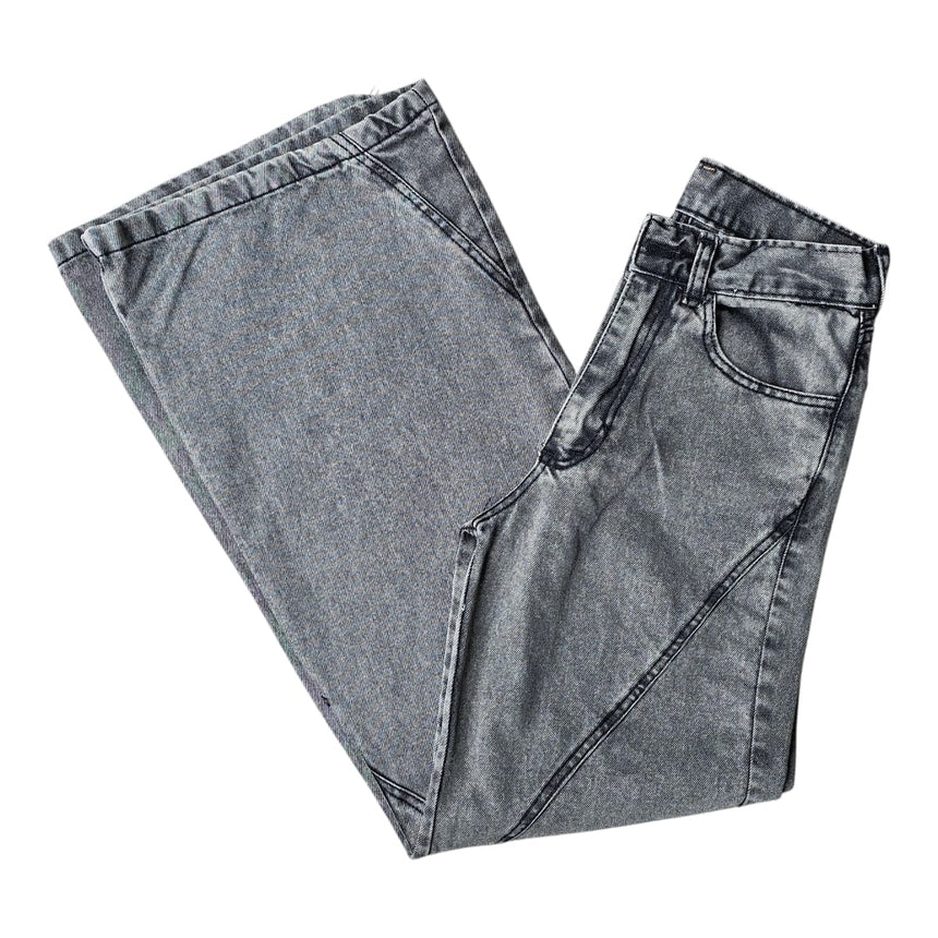 Jean wide leg rigido