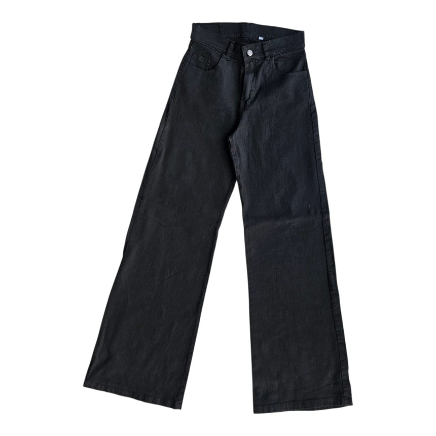 Jean wide leg negro