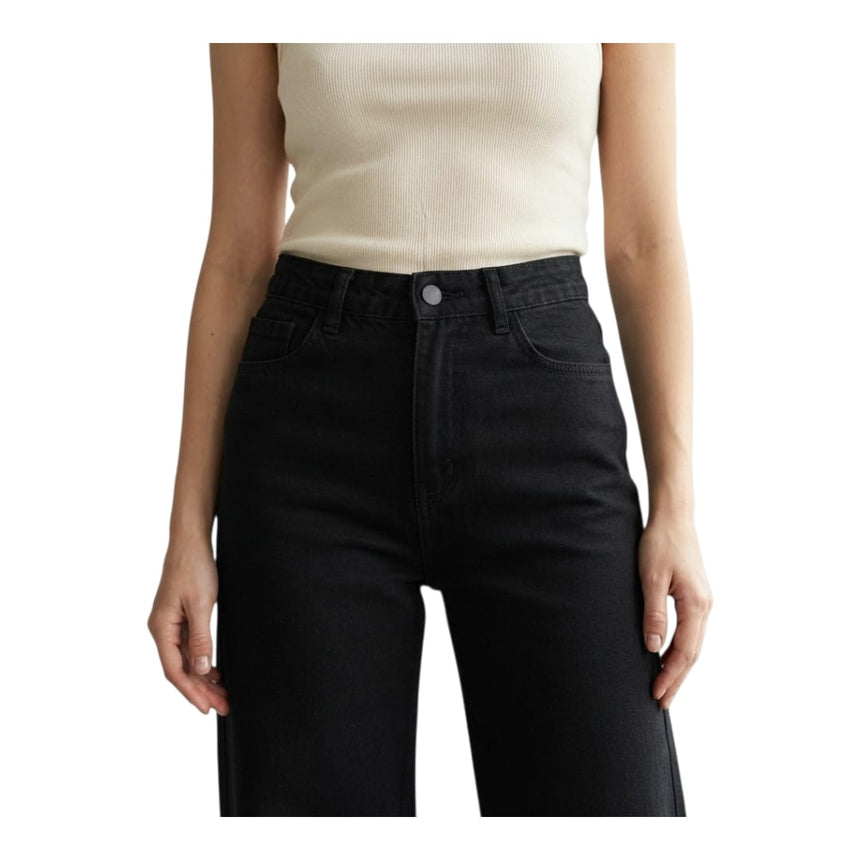 Jean wide leg negro