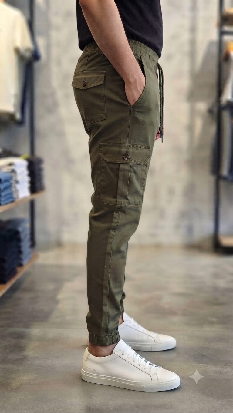 Pantalon cargo babucha
