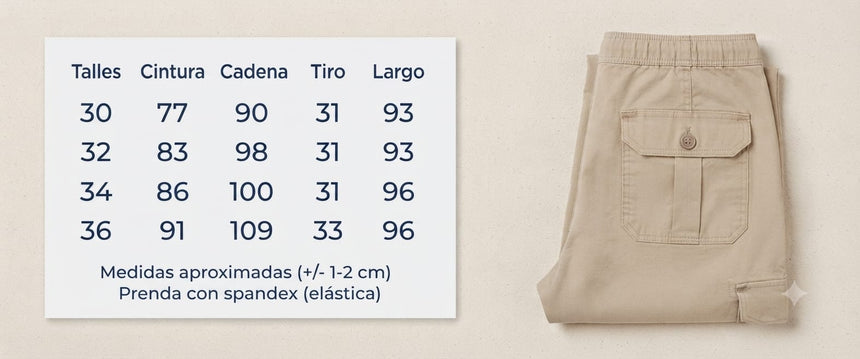 Pantalon cargo babucha